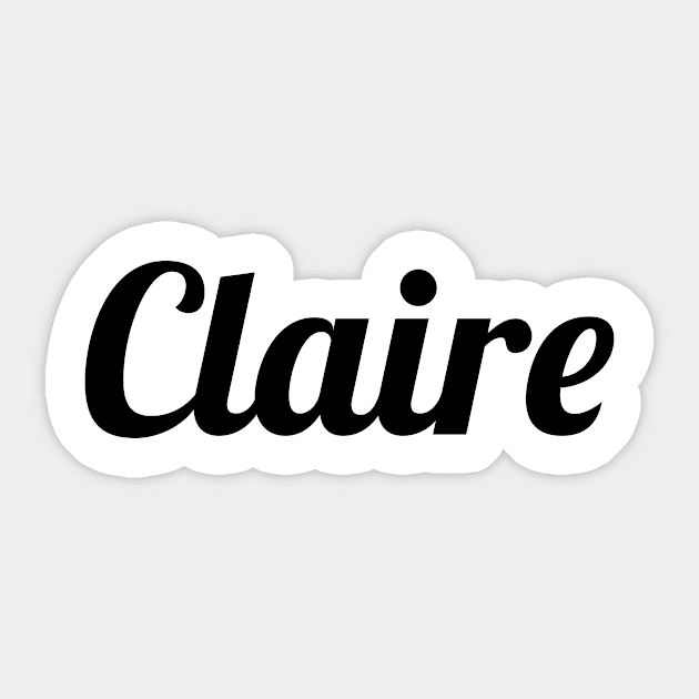 Claire Sticker by gulden